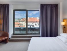 Hermitage Hotel Prague Beispiel eines Superior Zimmers mit Terrasse im Hermitage Hotel Prague
